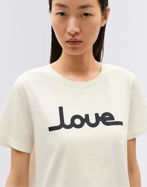 Thinking MU Love Ida T-Shirt WHITE L