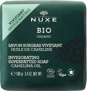 Nuxe Tuhé mýdlo na obličej a tělo Bio Organic Invigorating (Superfatted Soap) 100 g