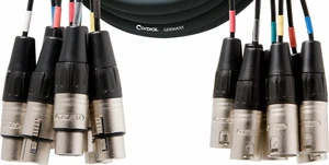 Cordial CML 8-0 FM 3 C 3 m Multicore-Kabel