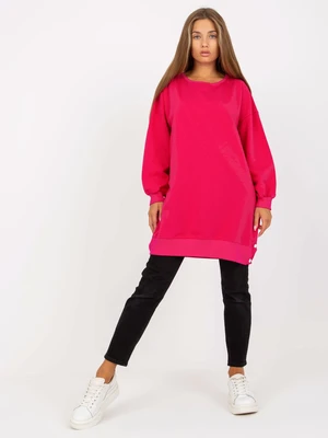 Basic fuchsia basic tunic in cotton RUE PARIS