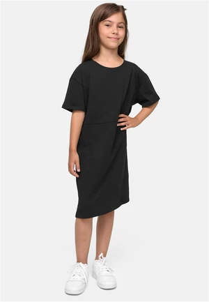 Girls' Organic Oversized T-Shirt Dress Black