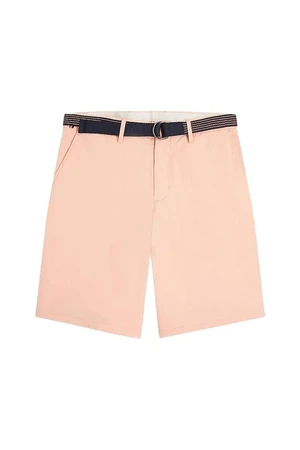 Tommy Hilfiger Shorts - HARLEM SHORT L.TWILL BELT orange