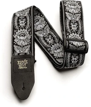 Ernie Ball Jacquard Strap EB Kytarový pás Silver Orleans