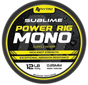 Nytro vlasec sublime power rig mono 100 m - 0,13 mm 1,44 kg