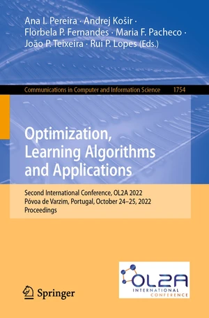 Optimization, Learning Algorithms and Applications