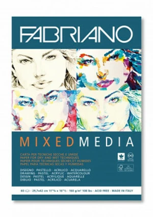 Blok Fabriano mixed media A3 160g 60 listů