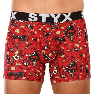 Men's boxers Styx long art sports rubber zombie