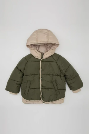 DEFACTO Baby Boy Waterproof Hooded Puffer Jacket