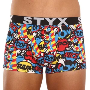 Men's boxers Styx art sports rubber oversized poof