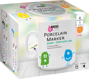 Kreul Porcelain Marker medium Junior Set Keramisches Markierungsset