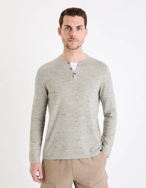 Celio Henley Gelano Sweater - Men's