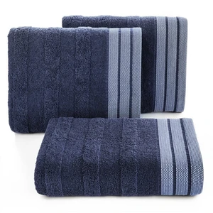 Eurofirany Unisex's Towel 419960 Navy Blue