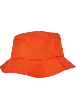 Klobouk Flexfit Cotton Twill Bucket oranžový