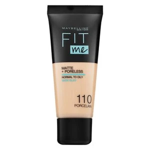 Maybelline Fit Me! Foundation Matte + Poreless podkład w płynie z formułą matującą 110 Porcelain 30 ml