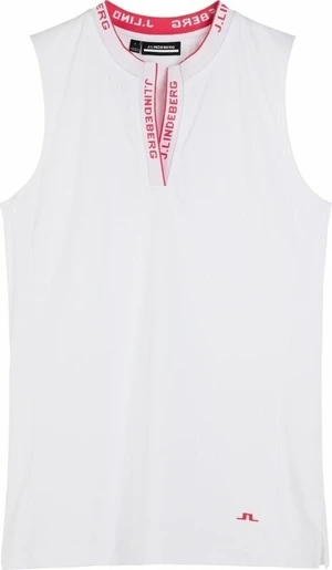 J.Lindeberg Leya Sleeveless Golf Blanco L Camiseta polo