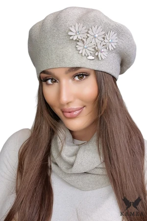 Női baret sapka Kamea Kamea_Beret_K.22.051.03_Beige