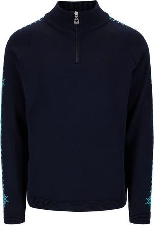 Dale of Norway Geilo Mens Merino Wool Sweater Marine/Peacock M Jumper