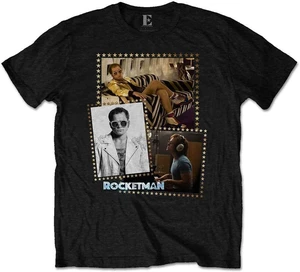 Elton John T-Shirt Rocketman Montage Unisex Black L