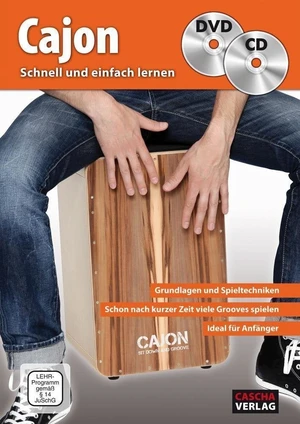 Cascha Cajon - Fast and easy way to learn (with CD and DVD) Note