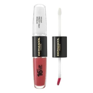 Dermacol 16H Lip Colour Extreme Long-Lasting Lipstick dlouhotrvající dvoufázová barva a lesk na rty No. 06 8 ml