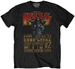 Kiss T-Shirt Cobo Arena '76 Unisex Black L