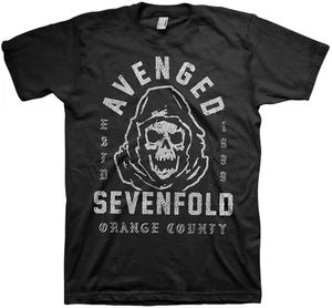 Avenged Sevenfold Maglietta So Grim Orange County Unisex Black 2XL