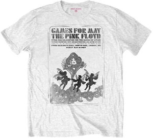 Pink Floyd T-shirt Games For May B&W Unisex White L