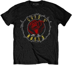 Guns N' Roses Tricou Rose Circle Paradise City Unisex Black M