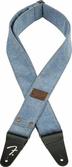 Fender Wrangler Denim Strap Tekstylne gitarowe pasy Light Indigo