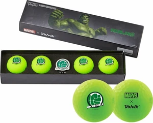 Volvik Vivid Marvel 2.0 4 Pack Golf Balls Hulk Minge de golf