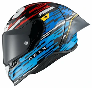 Nexx X.R3R Glitch Racer Blue/Red S Casque