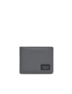 Grey men's leather wallet VUCH Milton Grey