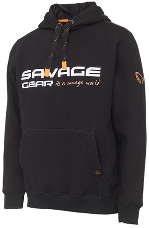 Savage Gear Felpa Cosmo Hoodie Black Ink M