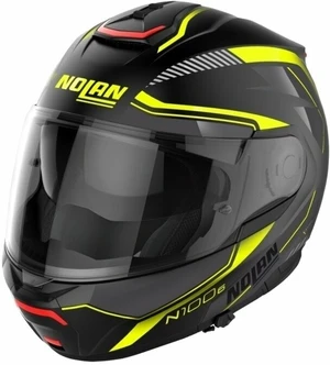 Nolan N100-6 Surveyor N-Com Flat Black Yellow/White/Antracite M Casco