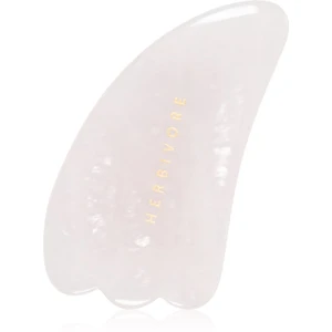 Herbivore Rose Quartz Gua Sha masážní pomůcka 1 ks