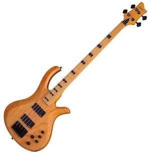 Schecter Riot-4 Session Aged Natural Satin Bajo de 4 cuerdas