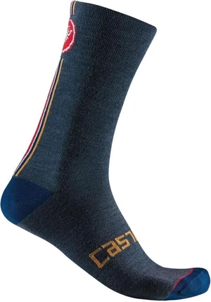 Castelli Racing Stripe 18 Twilight Blue 2XL Chaussettes de cyclisme