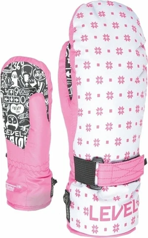 Level Junior Mitt Pink V/S Guanti da sci