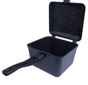 Ridgemonkey panvica connect deep pan and griddle granite edition