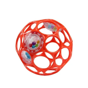 Bright Starts OBALL RATTLE 10 cm Oranžová,OBALL Hračka Oball RATTLE 10 cm orange 0m+