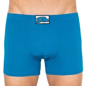 Men's boxers Styx long classic elastic blue