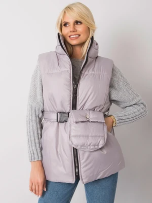 Light gray down vest