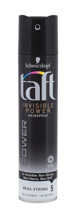 SCHWARZKOPF Taft Lak na vlasy Power Invisible mega silně tužící 250 ml