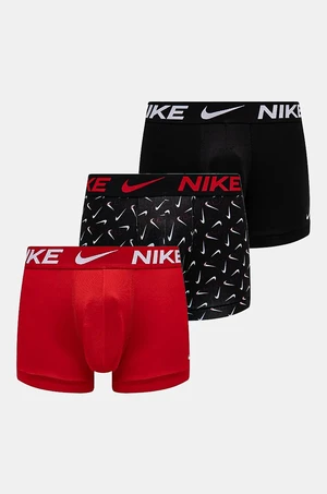 Boxerky Nike 3-pack pánské, černá barva, 000PKE1156