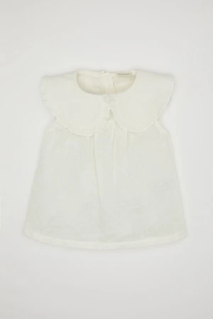 DEFACTO Baby Girl Big Collar Sleeveless Blouse