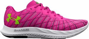 Under Armour Women's UA Charged Breeze 2 Rebel Pink/Black/Lime Surge 36,5 Pantofi de alergare pe șosea