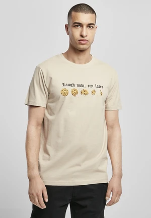 Laugh Now Tee sand