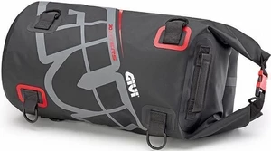 Givi EA114GR Waterproof Cylinder Seat Bag 30L Grey Red Sac