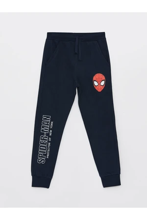 LC Waikiki Boyfriend Jogger Sweatpants with an Elastic Waist and Spiderman Print.