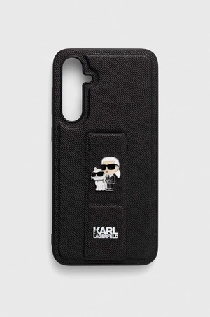 Obal na telefon Karl Lagerfeld S23 FE S711 černá barva